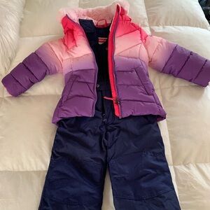 Snozu toddler girls snow pants and jacket